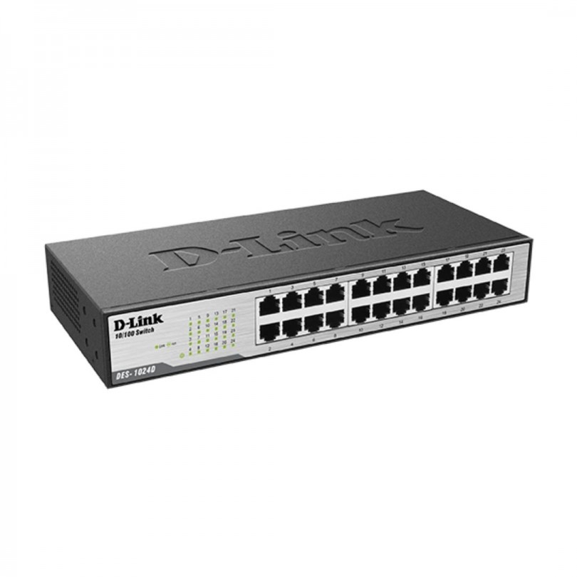 24-Port Hızlı Ethernet Yönetilmeyen Masaüstü Switch