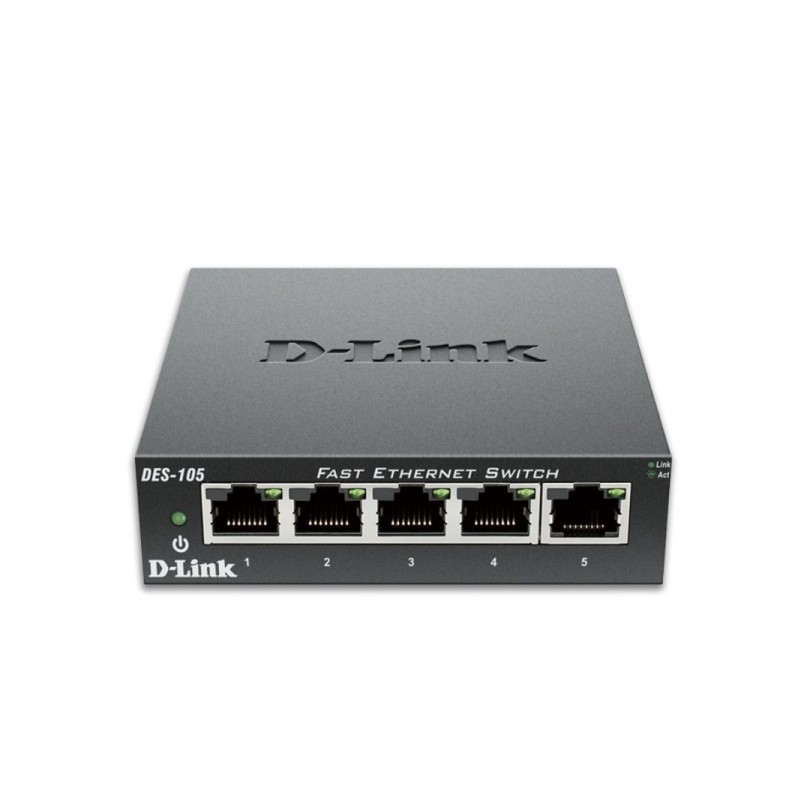 5-Port Hızlı Ethernet Yönetilmeyen Masaüstü Switch