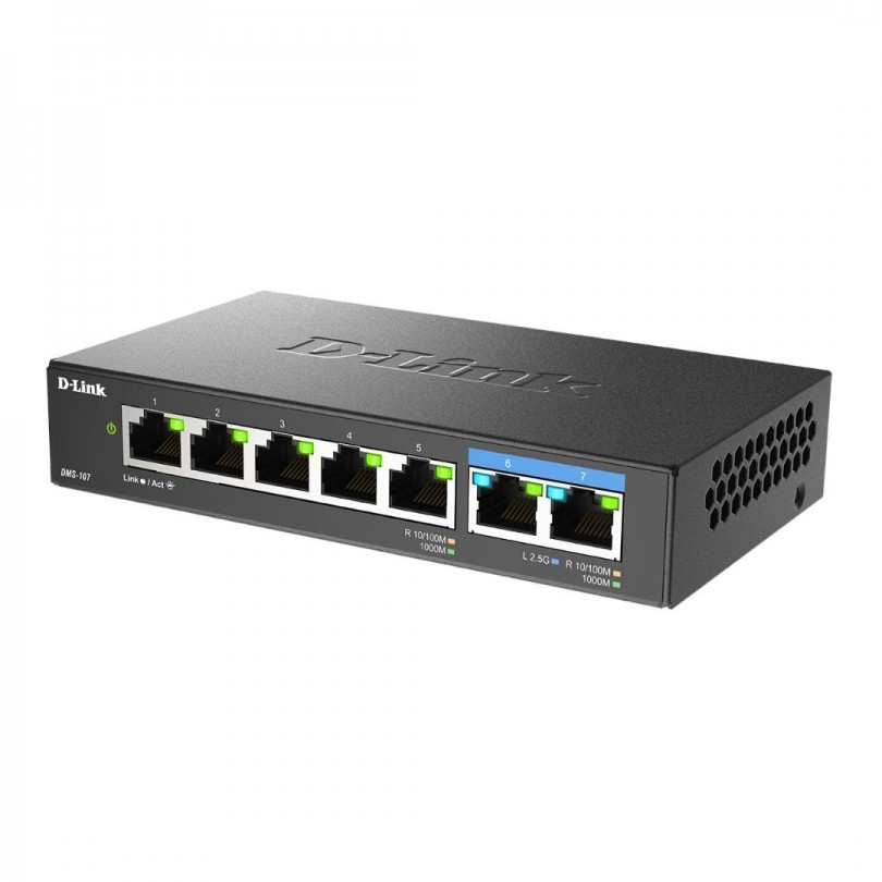 7-Port Noktalı Çoklu Gigabit Yönetilmeyen Switch
