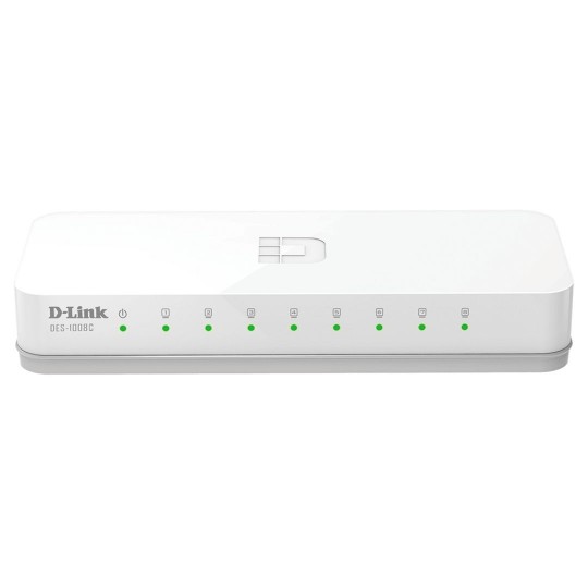 8-Port 10/100 Mbps Yönetilmeyen Switch