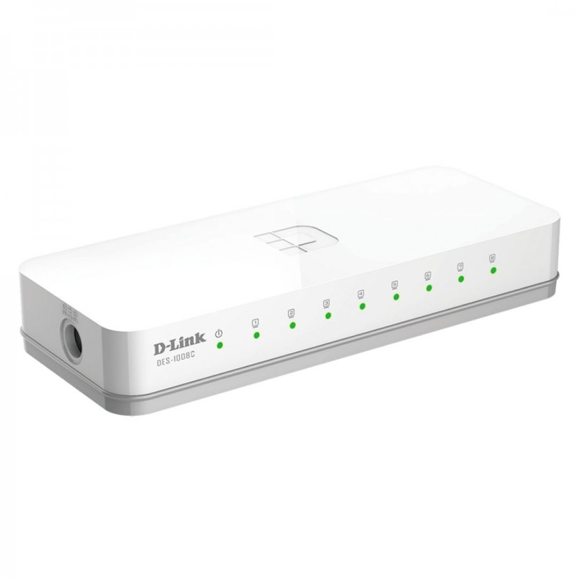 8-Port 10/100 Mbps Yönetilmeyen Switch