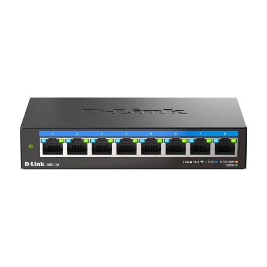 8-Port 2.5G Multi-Gigabit Masaüstü Switch