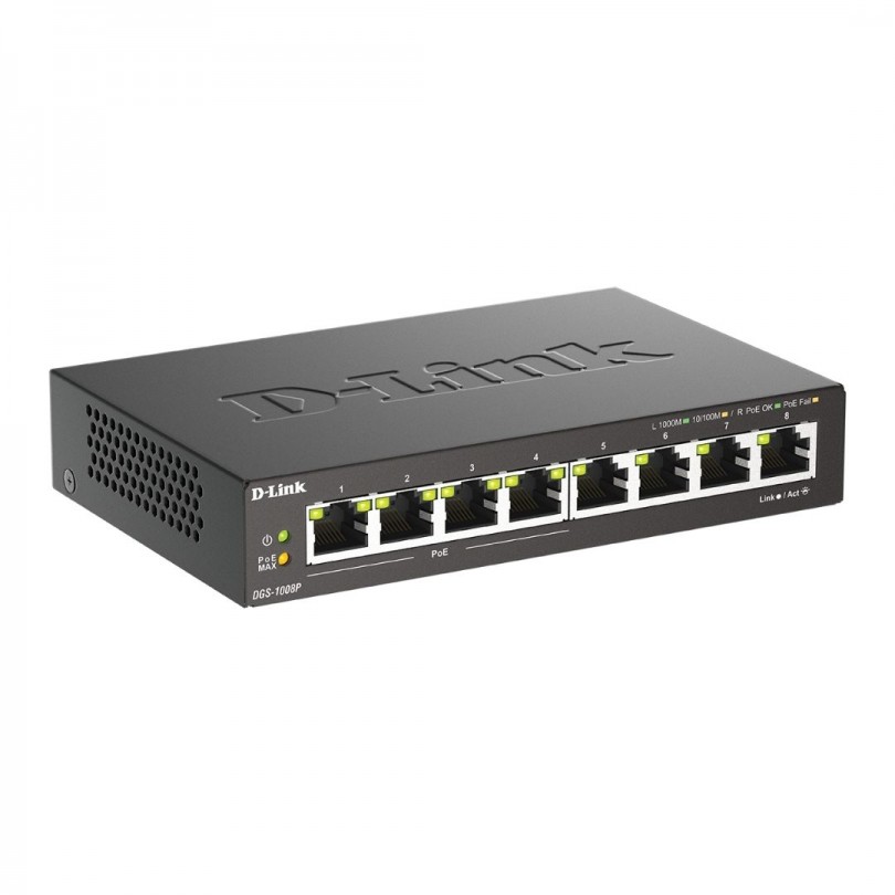 8-Port Gigabit PoE Yönetilmeyen Masaüstü Switch