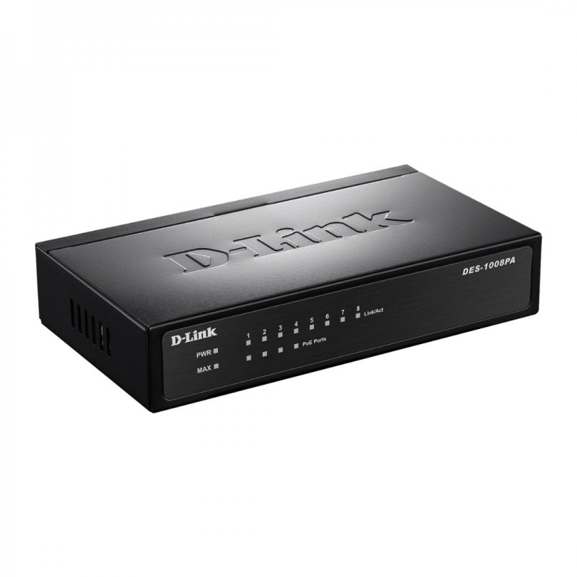 8-Port Hızlı Ethernet PoE Yönetilmeyen Masaüstü Switch
