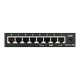 8-Port Hızlı Ethernet PoE Yönetilmeyen Masaüstü Switch