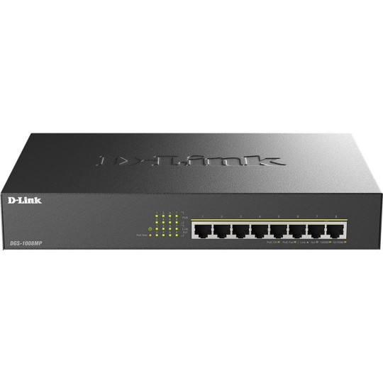 8-Port Masaüstü Gigabit Max PoE Switch