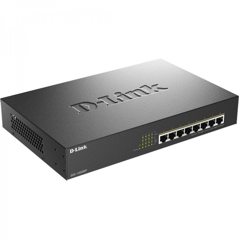 8-Port Masaüstü Gigabit Max PoE Switch