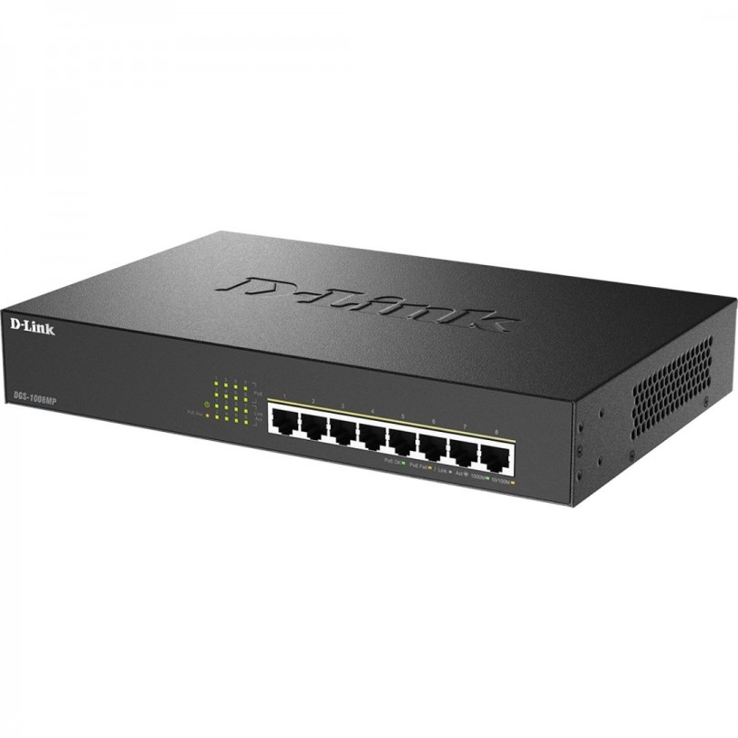 8-Port Masaüstü Gigabit Max PoE Switch